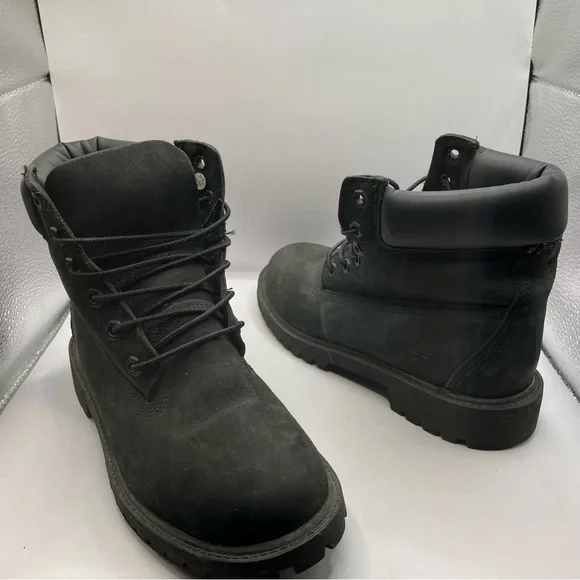 Timberlands boots black | big kids 4.5 200 gram - Picture 1 of 7